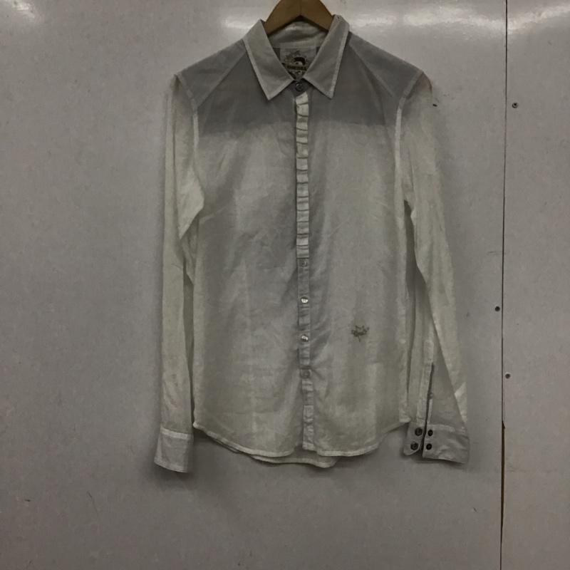 ディーゼル DIESEL シャツ、ブラウス 長袖 長袖シャツ 無地シャツ カラーシャツ M 無地 白 / ホワイト / white レディース USED 古着 中古 10154131