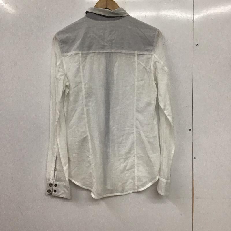 ディーゼル DIESEL シャツ、ブラウス 長袖 長袖シャツ 無地シャツ カラーシャツ M 無地 白 / ホワイト / white レディース USED 古着 中古 10154131