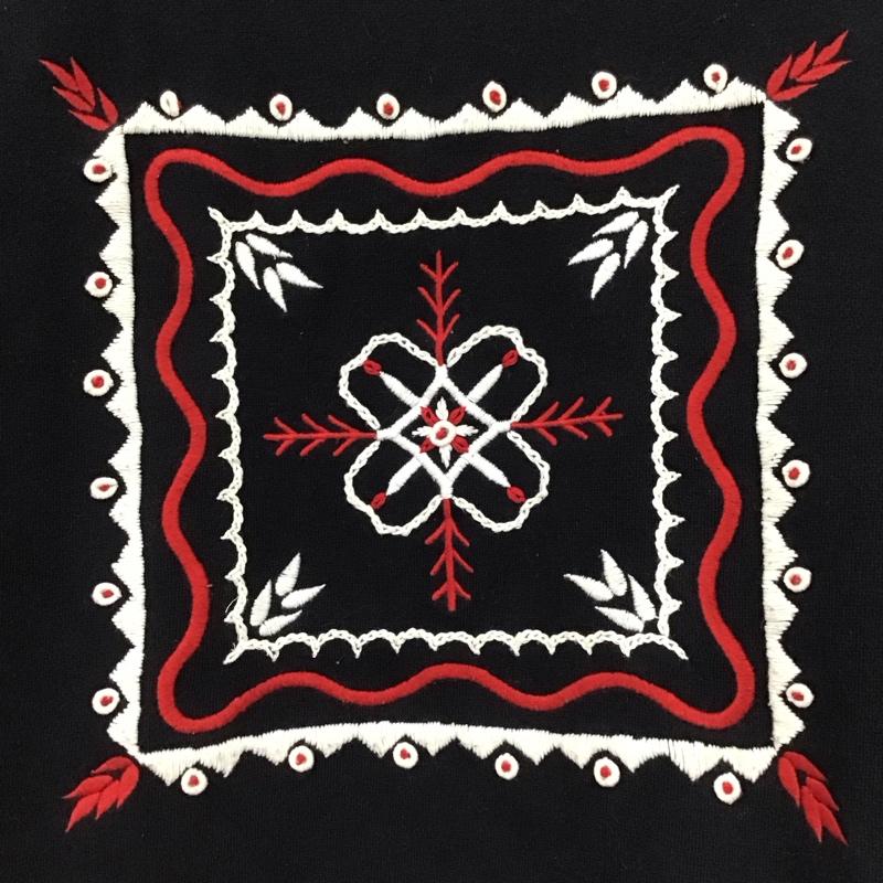 タルボット TALBOTS トレーナー 長袖 長袖トレーナー スウェット クルーネック プルオーバー M 刺繍 黒 / ブラック / black レディース USED 古着 中古 10154132