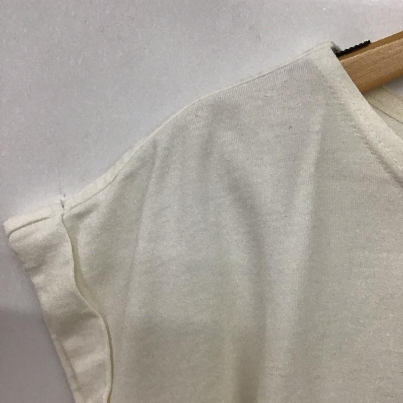 エムエイチエル MHL. カットソー 半袖 半袖カットソー 無地Tシャツ クルーネックカットソー 2 無地 アイボリー / アイボリー / レディース USED 古着 中古 10154135