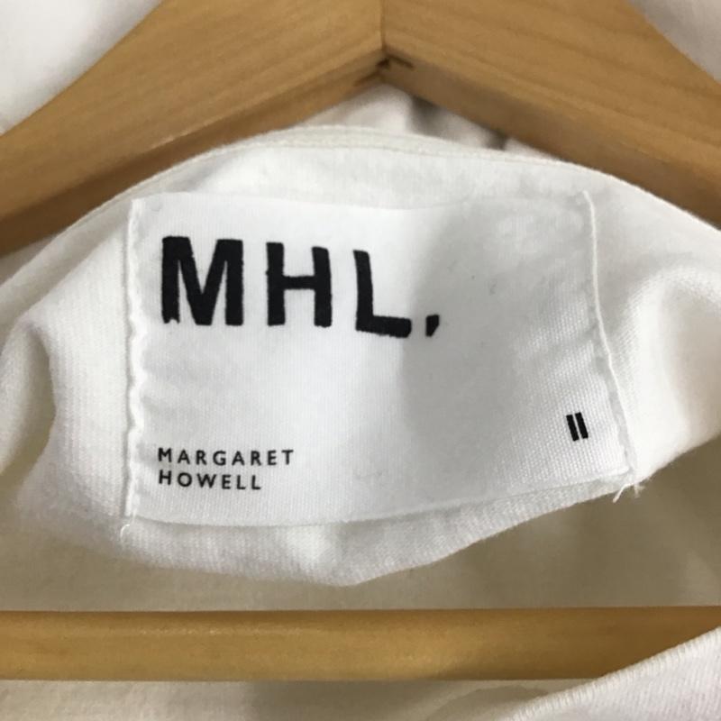 エムエイチエル MHL. カットソー 半袖 半袖カットソー 無地Tシャツ クルーネックカットソー 2 無地 アイボリー / アイボリー / レディース USED 古着 中古 10154135