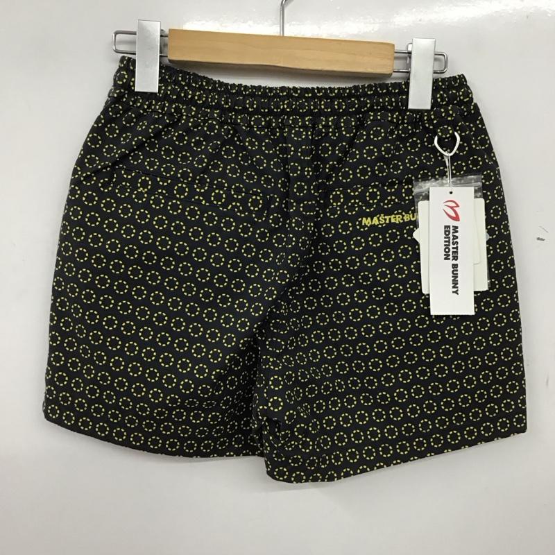 マスターバニーエディション MASTER BUNNY EDITION パンツ ショートパンツ ショートパンツ ハーフパンツ カジュアルパンツ 0 ロゴ、文字 黄 / イエロー / yellow X 紺 / ネイビー / navy レディース USED 古着 中古 10154143