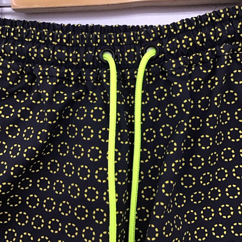 マスターバニーエディション MASTER BUNNY EDITION パンツ ショートパンツ ショートパンツ ハーフパンツ カジュアルパンツ 0 ロゴ、文字 黄 / イエロー / yellow X 紺 / ネイビー / navy レディース USED 古着 中古 10154143