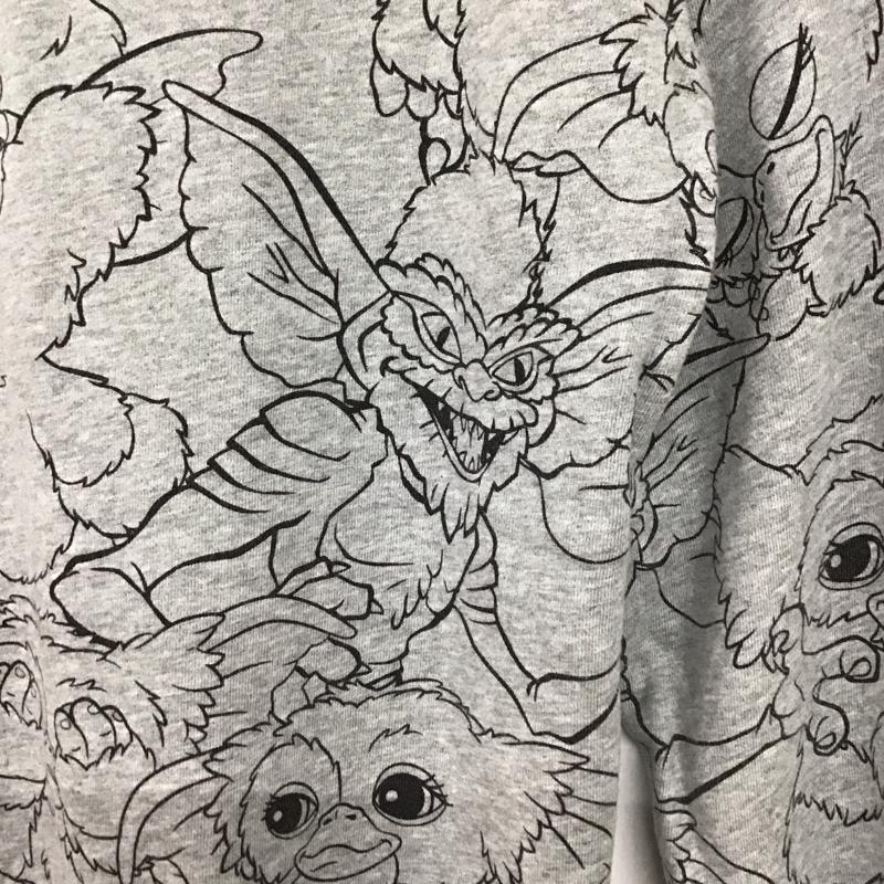 グラニフ graniph トレーナー 長袖 長袖トレーナー スウェット クルーネック プルオーバー S プリント 灰 / グレー / gray レディース USED 古着 中古 10154148