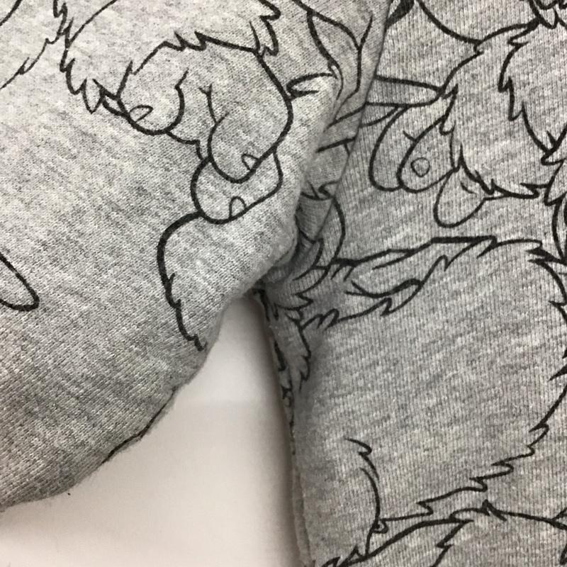 グラニフ graniph トレーナー 長袖 長袖トレーナー スウェット クルーネック プルオーバー S プリント 灰 / グレー / gray レディース USED 古着 中古 10154148