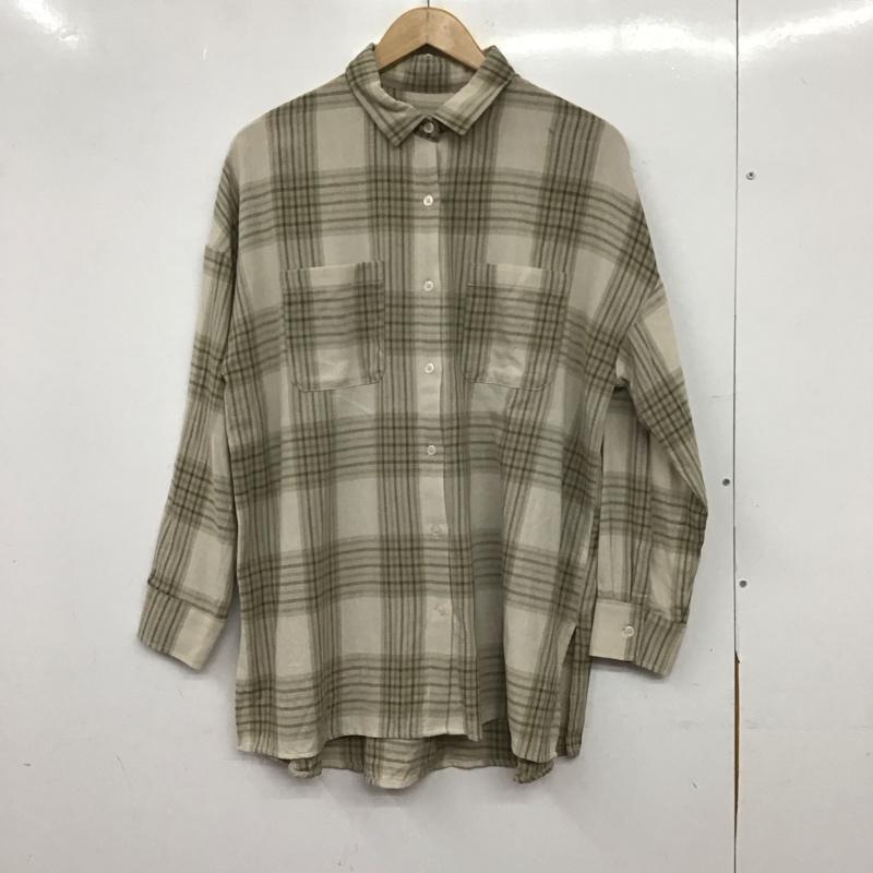 アズールバイマウジー AZUL BY MOUSSY シャツ、ブラウス 長袖 250esm30-228c チェックオーバーシャツ FREE チェック マルチカラー / マルチカラー / multicolor レディース USED 古着 中古 10154154