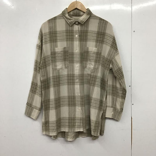 アズールバイマウジー AZUL BY MOUSSY シャツ、ブラウス 長袖 250esm30-228c チェックオーバーシャツ FREE チェック マルチカラー / マルチカラー / multicolor レディース USED 古着 中古 10154154