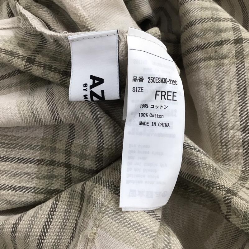 アズールバイマウジー AZUL BY MOUSSY シャツ、ブラウス 長袖 250esm30-228c チェックオーバーシャツ FREE チェック マルチカラー / マルチカラー / multicolor レディース USED 古着 中古 10154154