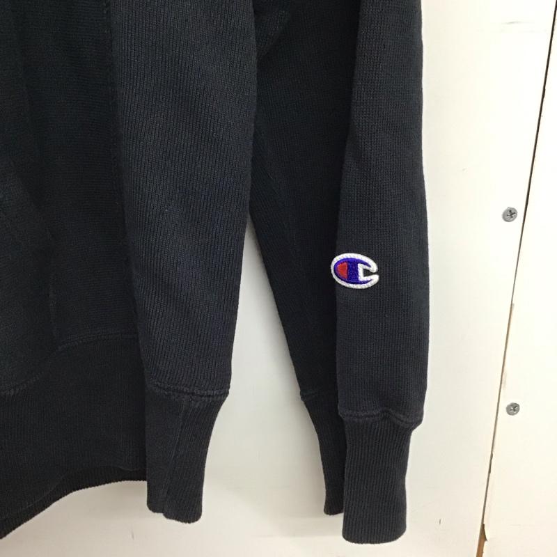 チャンピオン Champion パーカー 長袖 長袖パーカー プルオーバーパーカー スウェット M ロゴ、文字 紺 / ネイビー / navy レディース USED 古着 中古 10154159