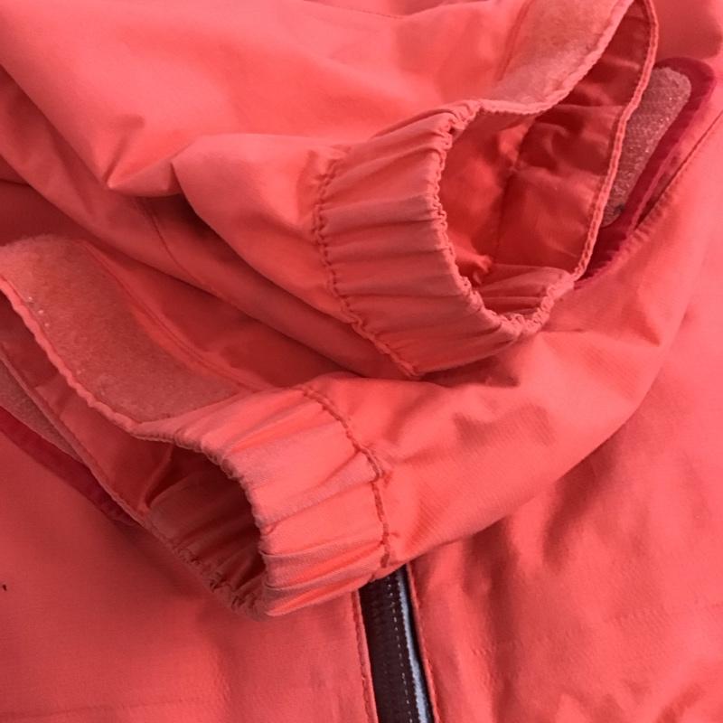 モンベル mont-bell ジャケット、上着 ジャンパー、ブルゾン ジップアップ M ロゴ、文字 赤 / レッド / red X 橙 / オレンジ / orange レディース USED 古着 中古 10154160