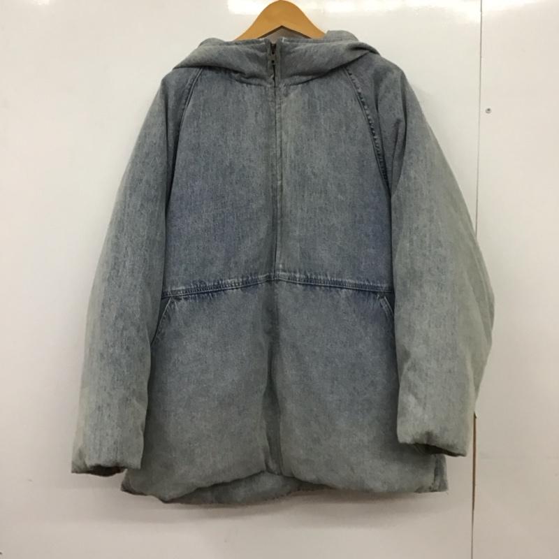 マウジー MOUSSY ジャケット、上着 ジャンパー、ブルゾン 010eab30-5790 DENIMPUFFERジャケット アウター FREE 無地 インディゴ / インディゴ / Indigo レディース USED 古着 中古 10154161