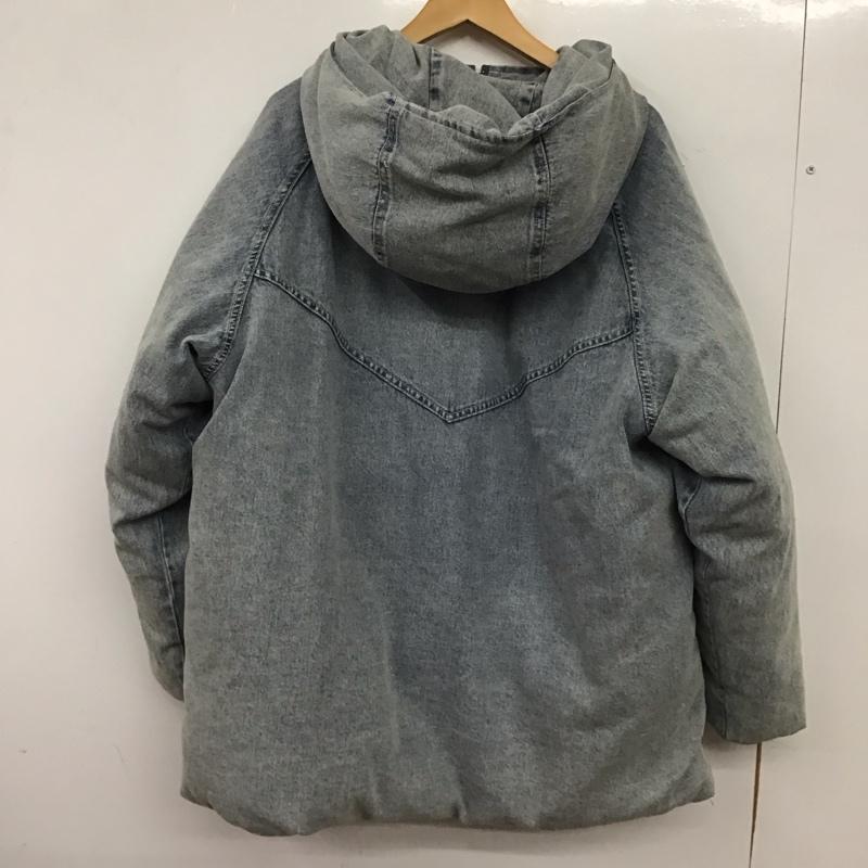 マウジー MOUSSY ジャケット、上着 ジャンパー、ブルゾン 010eab30-5790 DENIMPUFFERジャケット アウター FREE 無地 インディゴ / インディゴ / Indigo レディース USED 古着 中古 10154161