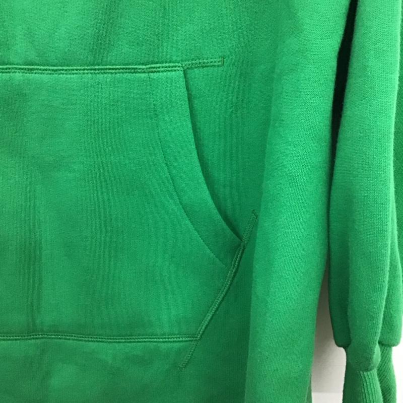 ニコアンド niko and... トレーナー 長袖 長袖トレーナー スウェット ワイドネック プルオーバー L 無地 緑 / グリーン / green レディース USED 古着 中古 10154163