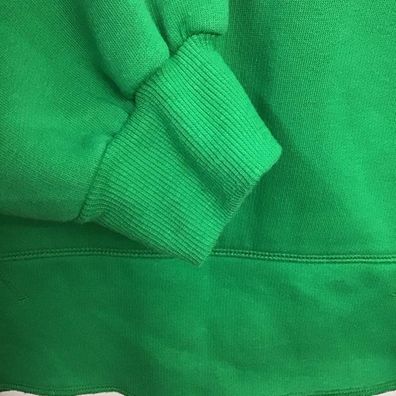 ニコアンド niko and... トレーナー 長袖 長袖トレーナー スウェット ワイドネック プルオーバー L 無地 緑 / グリーン / green レディース USED 古着 中古 10154163