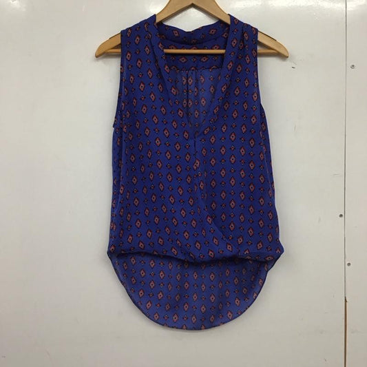 ザラ ZARA カットソー 半袖 ノースリーブカットソー Vネックカットソー S プリント マルチカラー / マルチカラー / multicolor レディース USED 古着 中古 10154164