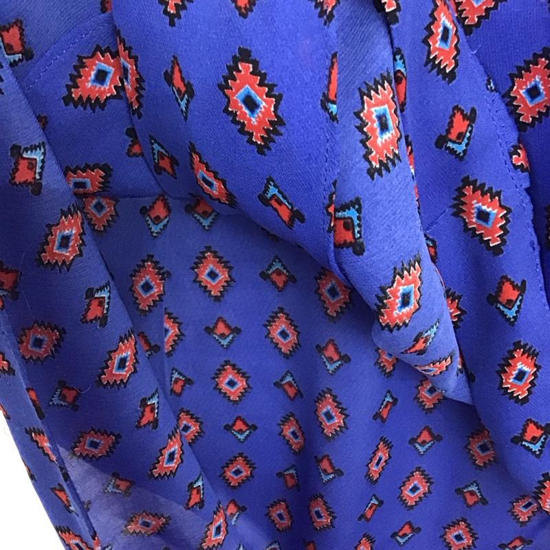 ザラ ZARA カットソー 半袖 ノースリーブカットソー Vネックカットソー S プリント マルチカラー / マルチカラー / multicolor レディース USED 古着 中古 10154164