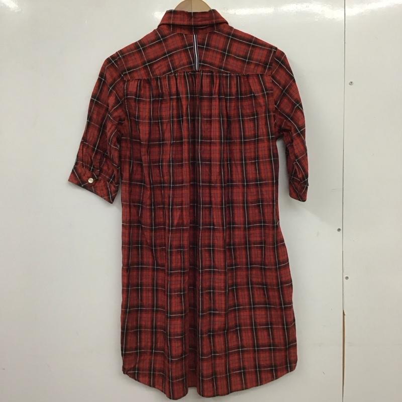 トミーヒルフィガー TOMMY HILFIGER ワンピース ひざ丈スカート 半袖シャツワンピース ロングワンピース チェックシャツワンピース M チェック マルチカラー / マルチカラー / multicolor レディース USED 古着 中古 10154166