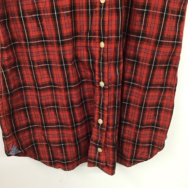 トミーヒルフィガー TOMMY HILFIGER ワンピース ひざ丈スカート 半袖シャツワンピース ロングワンピース チェックシャツワンピース M チェック マルチカラー / マルチカラー / multicolor レディース USED 古着 中古 10154166