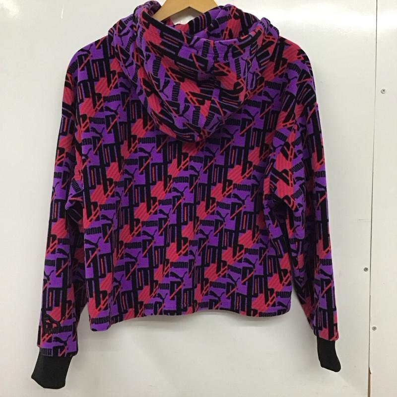 プーマ PUMA パーカー 長袖 長袖パーカー フリースプルオーバージャケット S プリント マルチカラー / マルチカラー / multicolor レディース USED 古着 中古 10154171