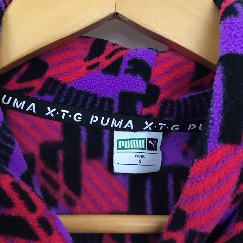プーマ PUMA パーカー 長袖 長袖パーカー フリースプルオーバージャケット S プリント マルチカラー / マルチカラー / multicolor レディース USED 古着 中古 10154171