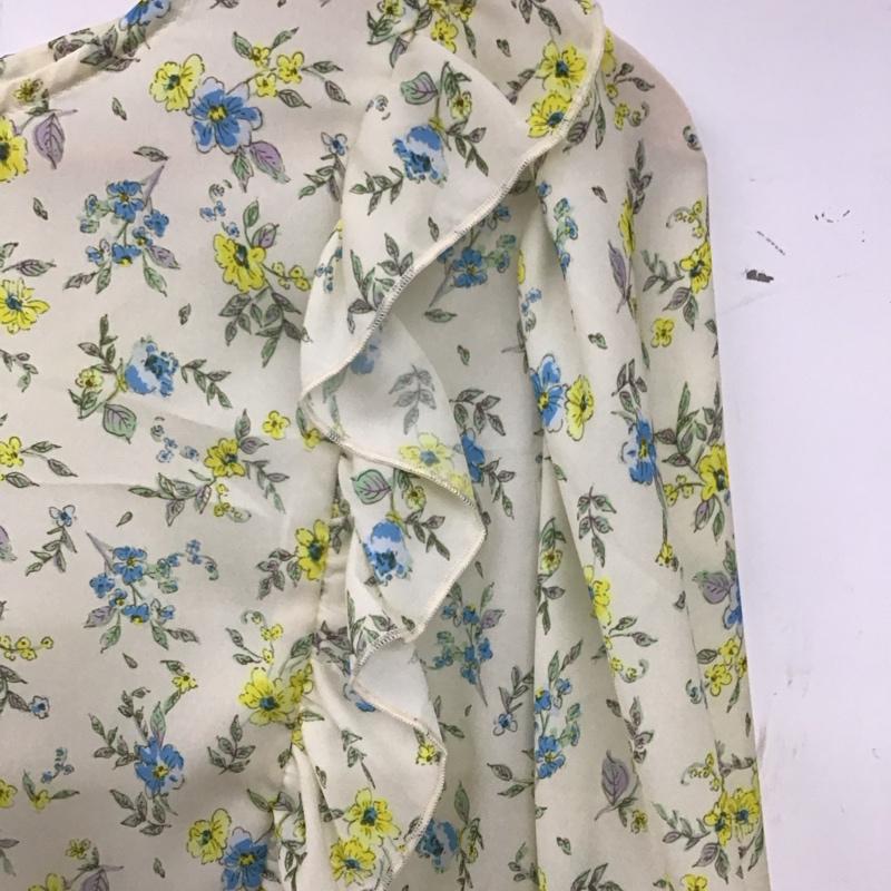 ダブルクローゼット w closet ワンピース ロングスカート 長袖ロングワンピース シャツワンピース フレアスカート プリント マルチカラー / マルチカラー / multicolor レディース USED 古着 中古 10154172