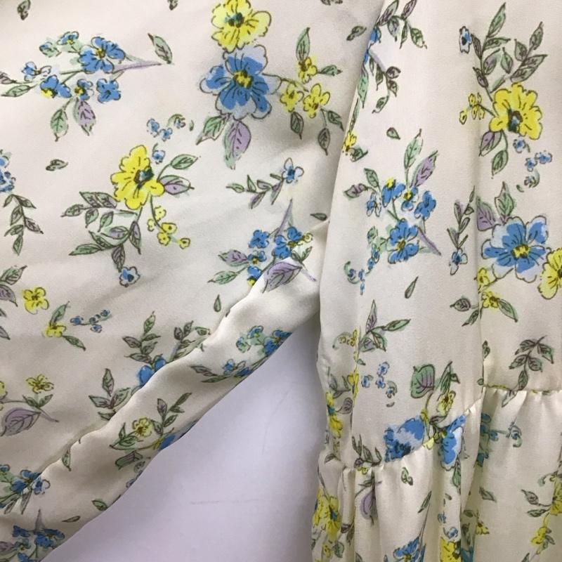 ダブルクローゼット w closet ワンピース ロングスカート 長袖ロングワンピース シャツワンピース フレアスカート プリント マルチカラー / マルチカラー / multicolor レディース USED 古着 中古 10154172