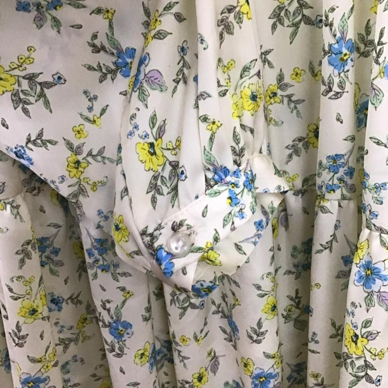 ダブルクローゼット w closet ワンピース ロングスカート 長袖ロングワンピース シャツワンピース フレアスカート プリント マルチカラー / マルチカラー / multicolor レディース USED 古着 中古 10154172