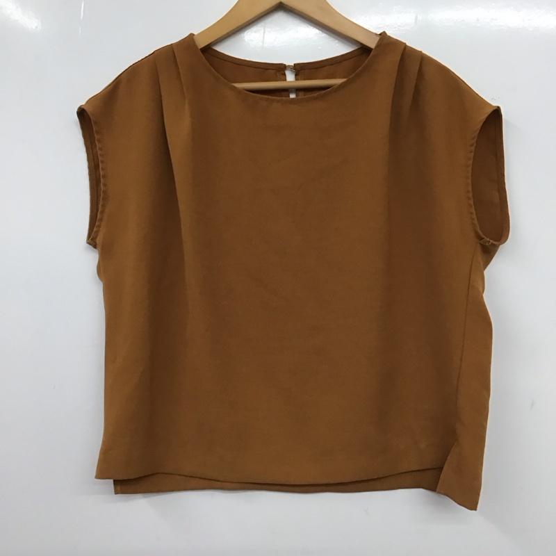 インデックス index タンクトップ タンクトップ ノースリーブカットソー タンクトップ L 無地 キャメル / キャメル / レディース USED 古着 中古 10154174