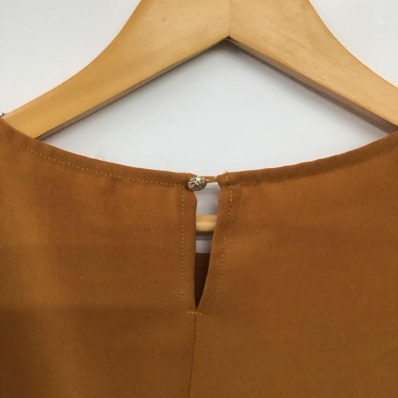 インデックス index タンクトップ タンクトップ ノースリーブカットソー タンクトップ L 無地 キャメル / キャメル / レディース USED 古着 中古 10154174