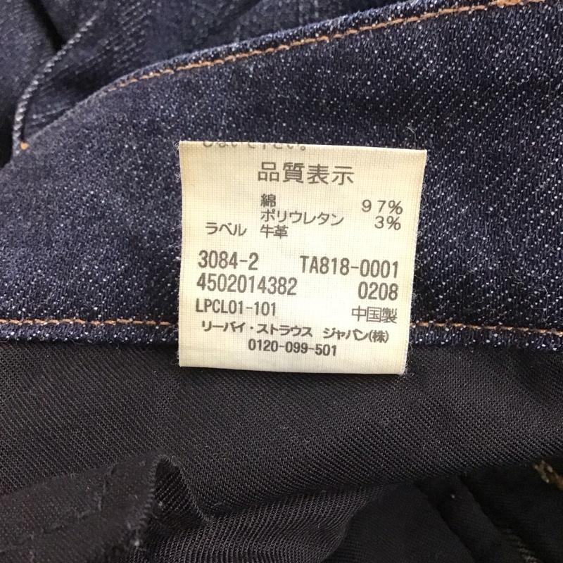 リーバイス Levi s パンツ デニム、ジーンズ デニムパンツ スリムパンツ カジュアルパンツ 27インチ 無地 インディゴ / インディゴ / Indigo レディース USED 古着 中古 10154176