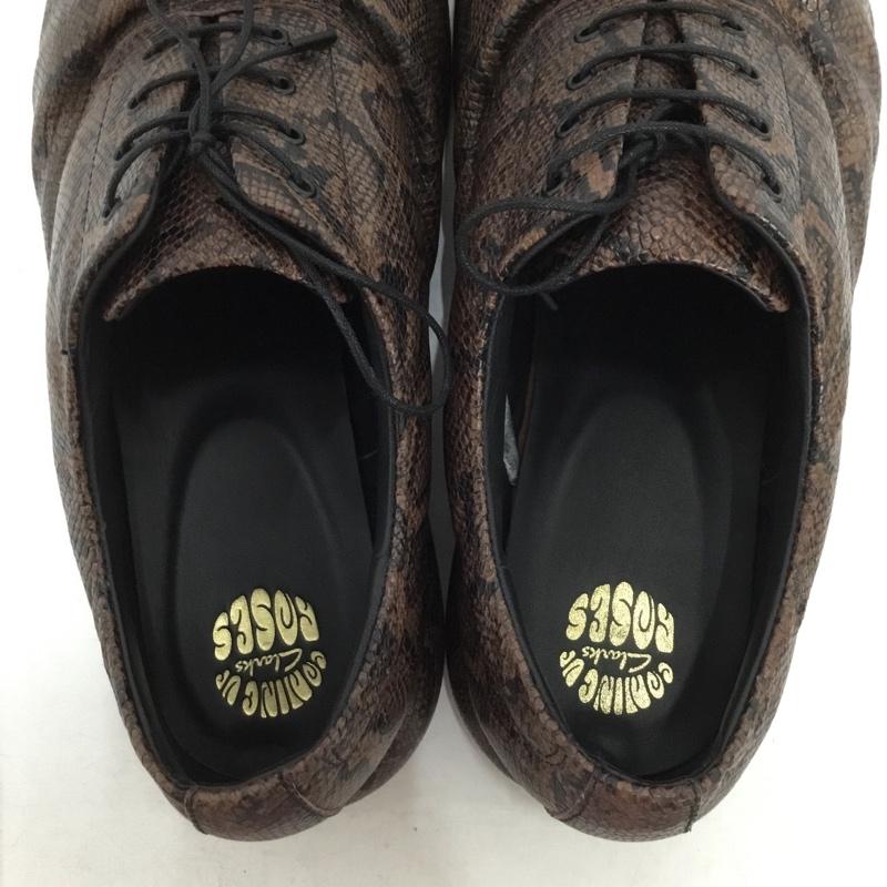 クラークス Clarks カジュアルシューズ カジュアルシューズ MARTINE ROSE UK10 箱有 US：11 ヘビ柄 茶 / ブラウン / brown メンズ USED 古着 中古 10154177