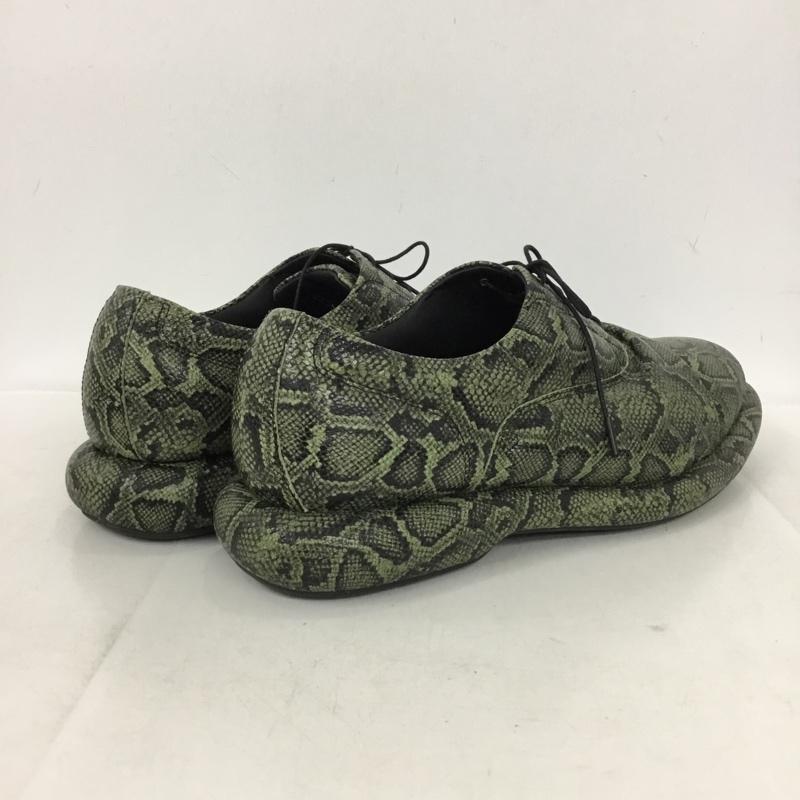 クラークス Clarks カジュアルシューズ カジュアルシューズ MARTINE ROSE UK10 箱有 12.0cm ヘビ柄 カーキ / カーキ / khaki メンズ USED 古着 中古 10154178