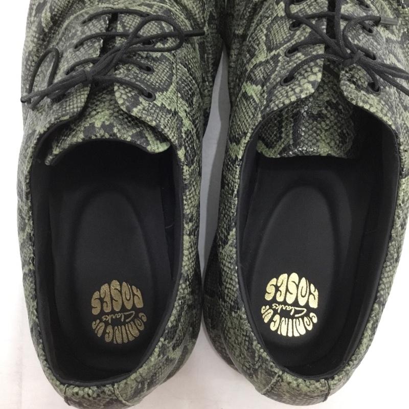 クラークス Clarks カジュアルシューズ カジュアルシューズ MARTINE ROSE UK10 箱有 12.0cm ヘビ柄 カーキ / カーキ / khaki メンズ USED 古着 中古 10154178
