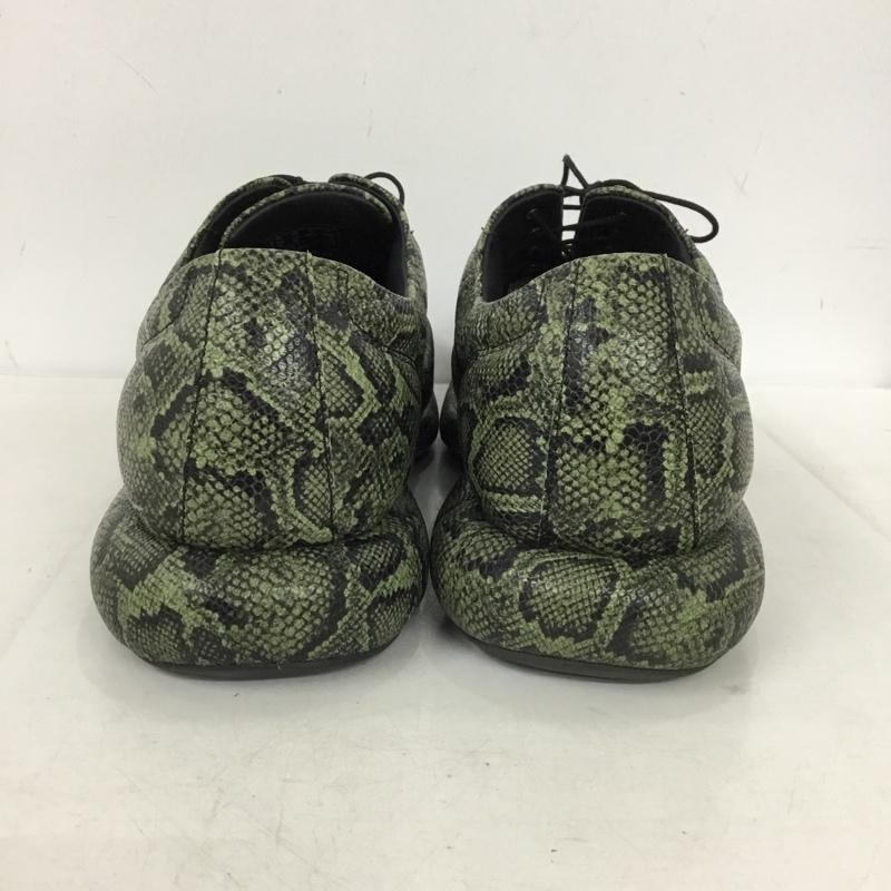 クラークス Clarks カジュアルシューズ カジュアルシューズ MARTINE ROSE UK10 箱有 12.0cm ヘビ柄 カーキ / カーキ / khaki メンズ USED 古着 中古 10154178
