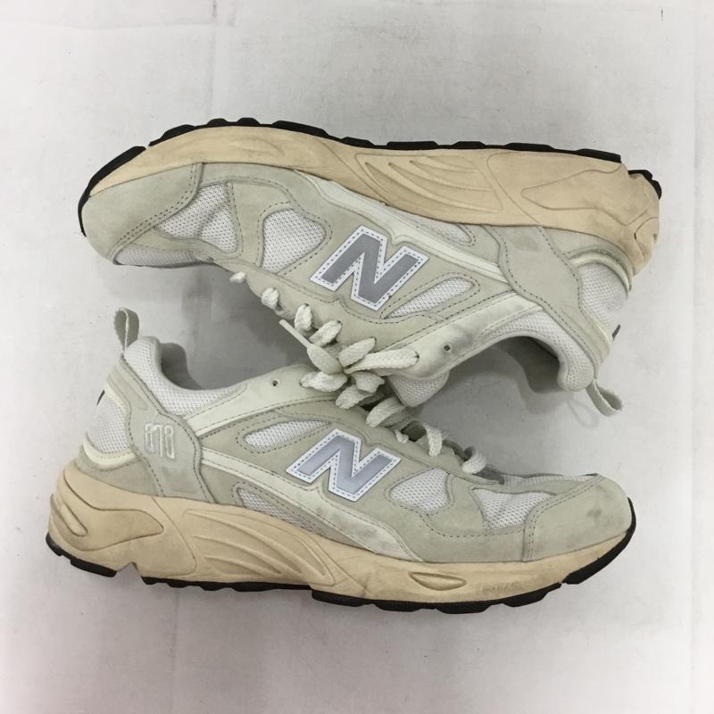 ニューバランス New Balance スニーカー スニーカー CM878NC1 27cm 27.0cm ロゴ、文字 アイボリー / アイボリー / X 灰 / グレー / gray メンズ USED 古着 中古 10154180