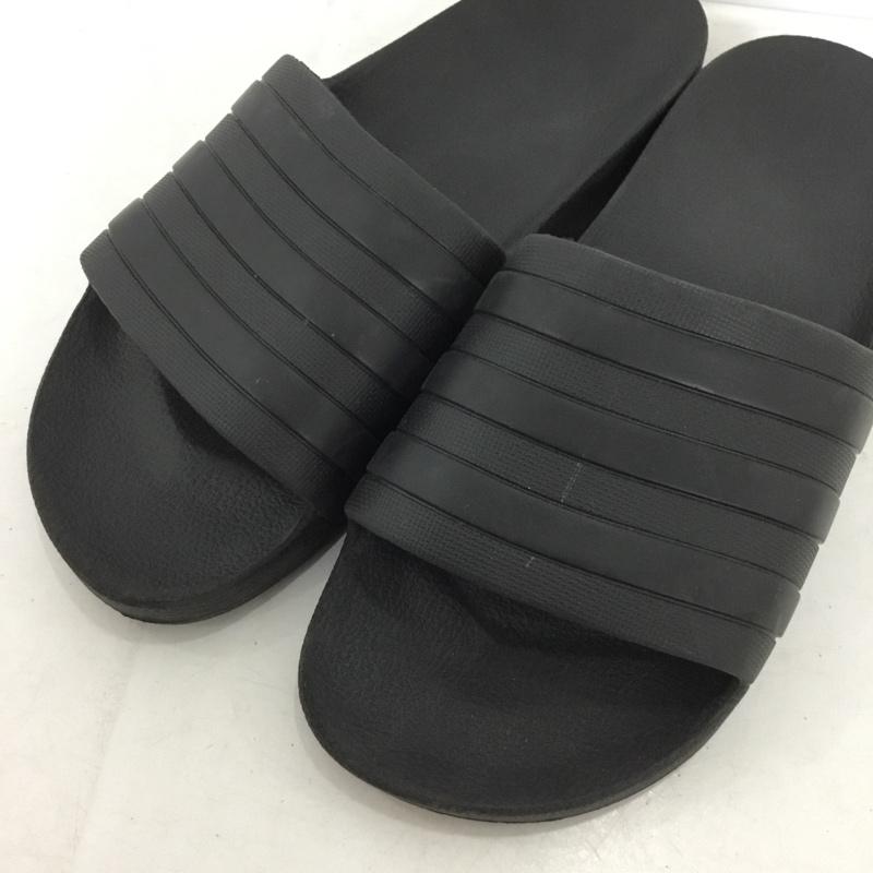 アディダス adidas サンダル サンダル シャワーサンダル 26.5cm 26.5cm ロゴ、文字 黒 / ブラック / black メンズ USED 古着 中古 10154182