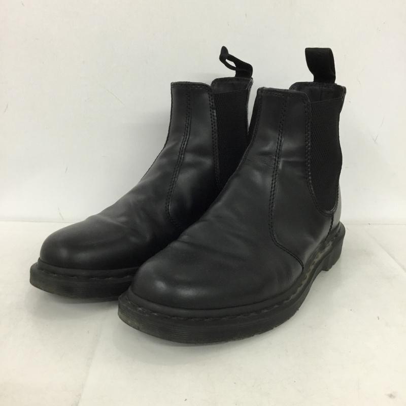ドクターマーチン Dr.Martens ブーツ ショートブーツ 2976 MONO チェルシーブーツ サイドゴアブーツ UK8 US：9 無地 黒 / ブラック / black メンズ USED 古着 中古 10154183