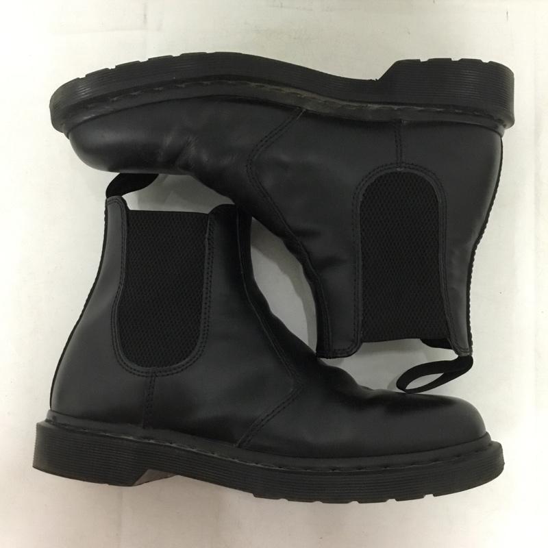 ドクターマーチン Dr.Martens ブーツ ショートブーツ 2976 MONO チェルシーブーツ サイドゴアブーツ UK8 US：9 無地 黒 / ブラック / black メンズ USED 古着 中古 10154183