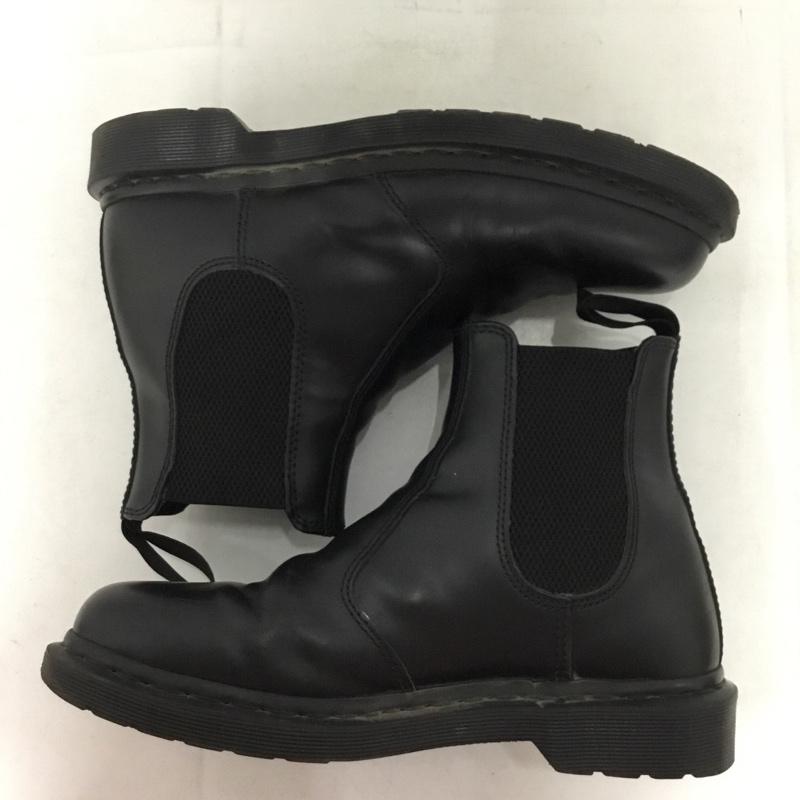 ドクターマーチン Dr.Martens ブーツ ショートブーツ 2976 MONO チェルシーブーツ サイドゴアブーツ UK8 US：9 無地 黒 / ブラック / black メンズ USED 古着 中古 10154183