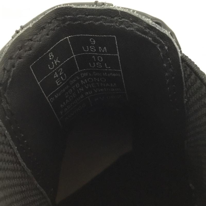 ドクターマーチン Dr.Martens ブーツ ショートブーツ 2976 MONO チェルシーブーツ サイドゴアブーツ UK8 US：9 無地 黒 / ブラック / black メンズ USED 古着 中古 10154183