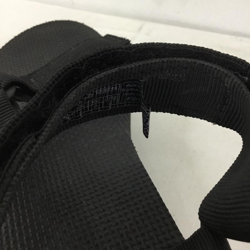 テバ Teva サンダル サンダル 1008844 フラットフォームユニバーサル 軽量 厚底ヒール 24cm 24.0cm ロゴ、文字 黒 / ブラック / black レディース USED 古着 中古 10154185