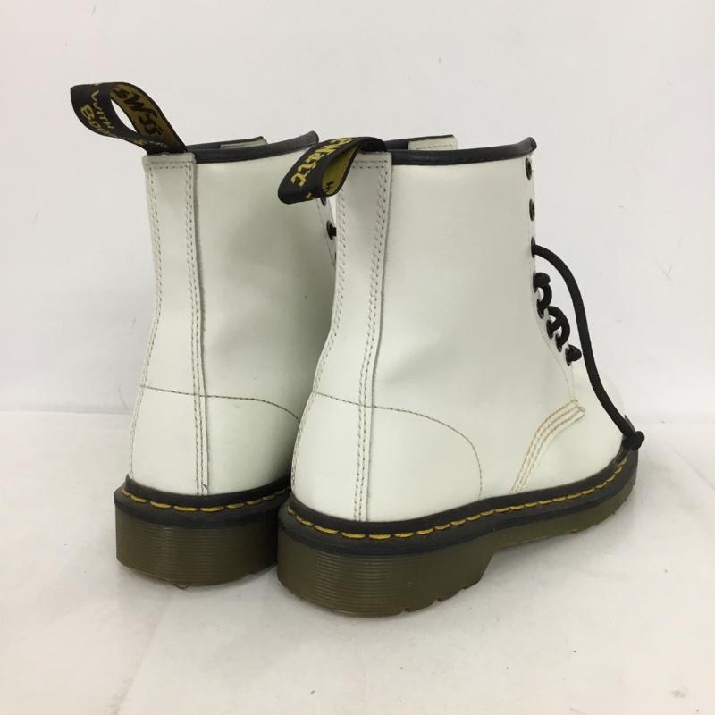 ドクターマーチン Dr.Martens ブーツ ショートブーツ 1460 8ホールブーツ UK6 US：7 無地 白 / ホワイト / white メンズ USED 古着 中古 10154186