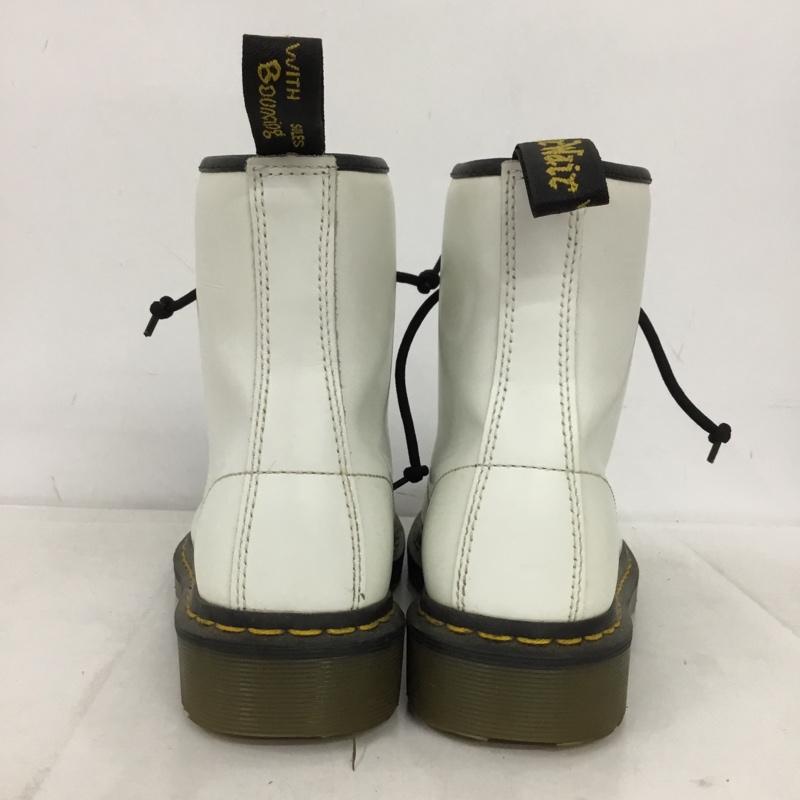 ドクターマーチン Dr.Martens ブーツ ショートブーツ 1460 8ホールブーツ UK6 US：7 無地 白 / ホワイト / white メンズ USED 古着 中古 10154186