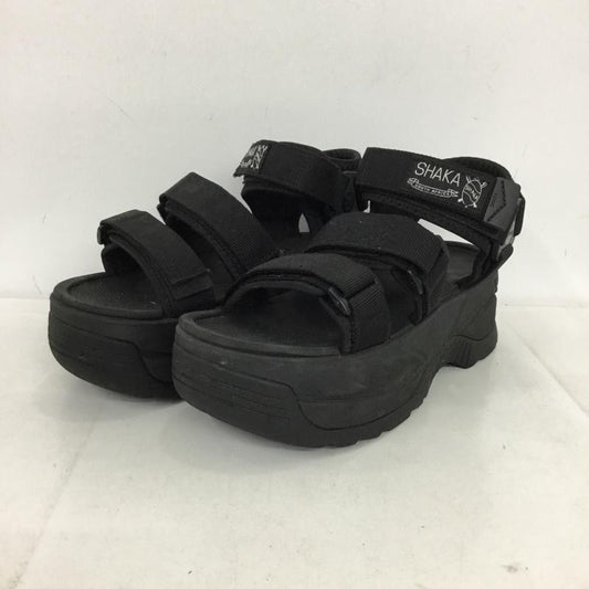シャカ SHAKA サンダル サンダル スポサン スポーツサンダル 厚底 24cm 24.0cm ロゴ、文字 黒 / ブラック / black レディース USED 古着 中古 10154187