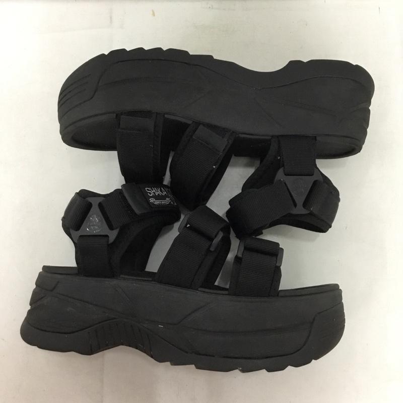 シャカ SHAKA サンダル サンダル スポサン スポーツサンダル 厚底 24cm 24.0cm ロゴ、文字 黒 / ブラック / black レディース USED 古着 中古 10154187