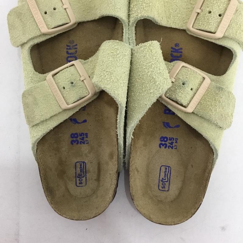ビルケンシュトック BIRKENSTOCK サンダル サンダル アリゾナ スエード 24.5 38 24.5cm ロゴ、文字 マルチカラー / マルチカラー / multicolor レディース USED 古着 中古 10154188