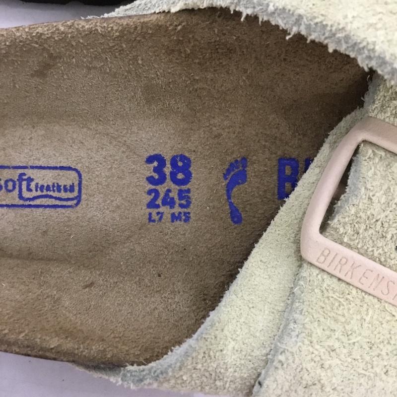 ビルケンシュトック BIRKENSTOCK サンダル サンダル アリゾナ スエード 24.5 38 24.5cm ロゴ、文字 マルチカラー / マルチカラー / multicolor レディース USED 古着 中古 10154188