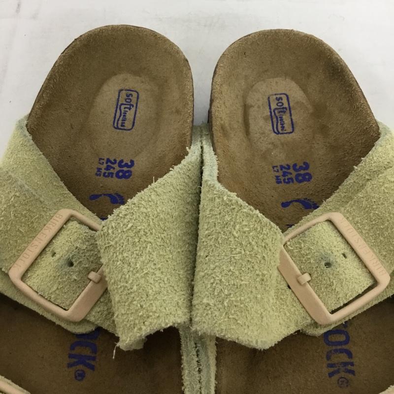 ビルケンシュトック BIRKENSTOCK サンダル サンダル アリゾナ スエード 24.5 38 24.5cm ロゴ、文字 マルチカラー / マルチカラー / multicolor レディース USED 古着 中古 10154188