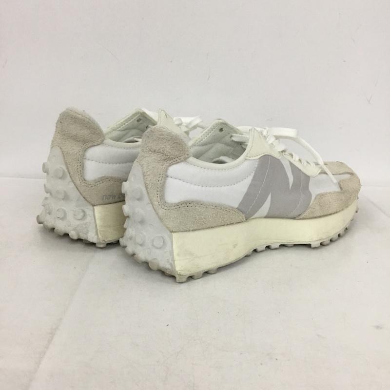 ニューバランス New Balance スニーカー スニーカー WS327SFD ビッグNロゴ 24.5cm 24.5cm ロゴ、文字 白 / ホワイト / white X 銀 / シルバー / silver color レディース USED 古着 中古 10154190