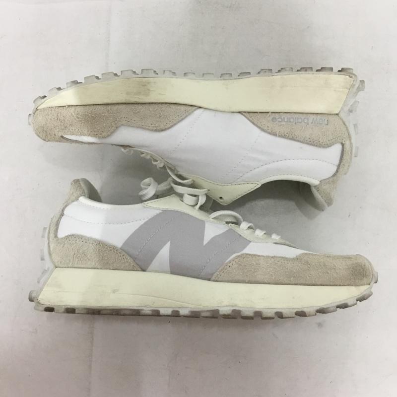 ニューバランス New Balance スニーカー スニーカー WS327SFD ビッグNロゴ 24.5cm 24.5cm ロゴ、文字 白 / ホワイト / white X 銀 / シルバー / silver color レディース USED 古着 中古 10154190
